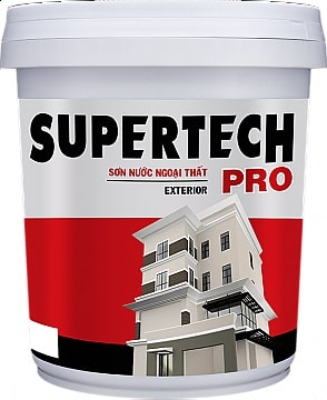 Sơn nước ngoại thất Supertech Pro ext Màu Pha TOA