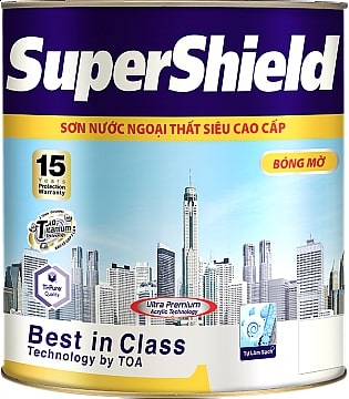 Sơn ngoại thất SuperShield bóng mờ Màu Pha Đặc Biệt TOA