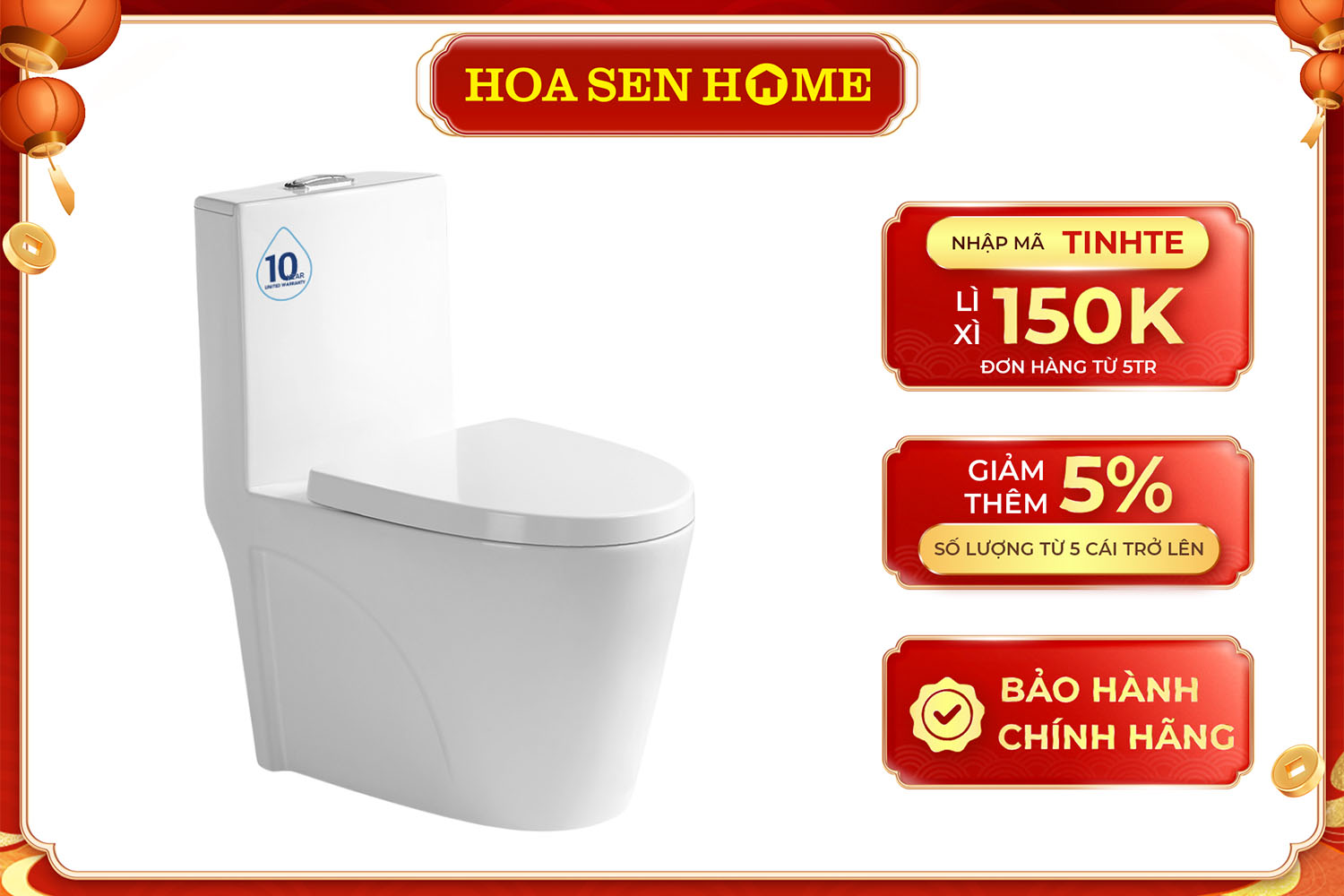 Bồn cầu một khối TUSLO T001 (6224)