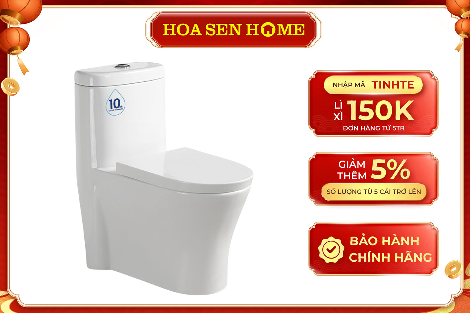 Bồn cầu một khối TUSLO T004 (6274)