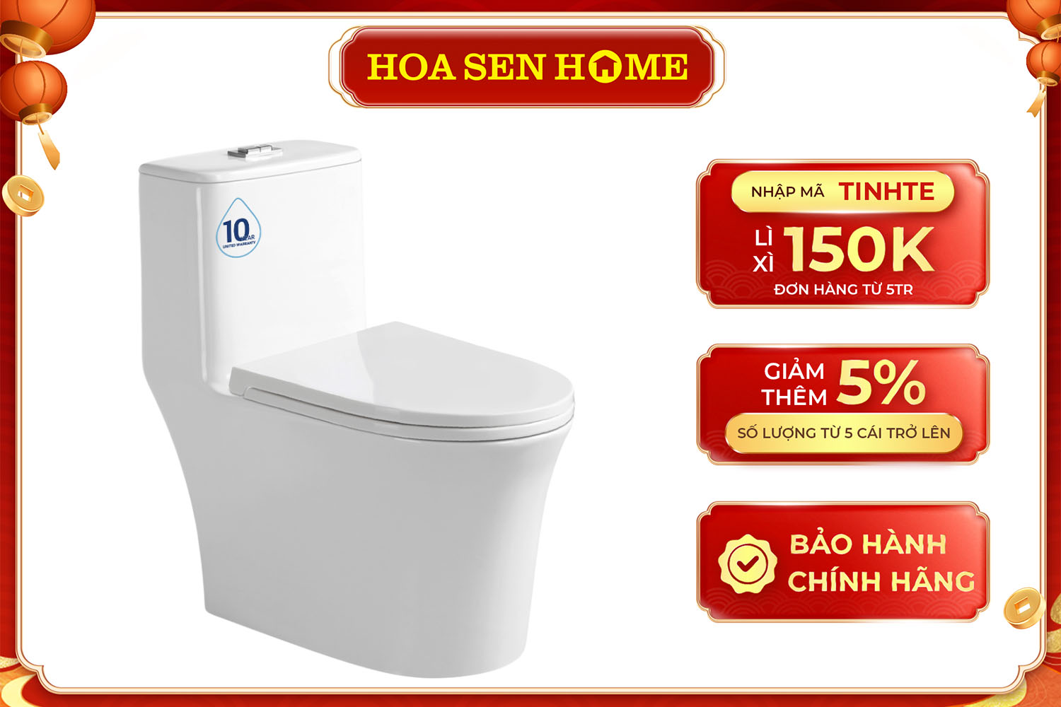 Bồn cầu một khối TUSLO T005 (6805)