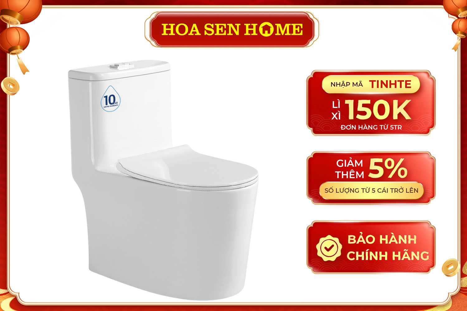 Bồn cầu một khối TUSLO T003 (6822)