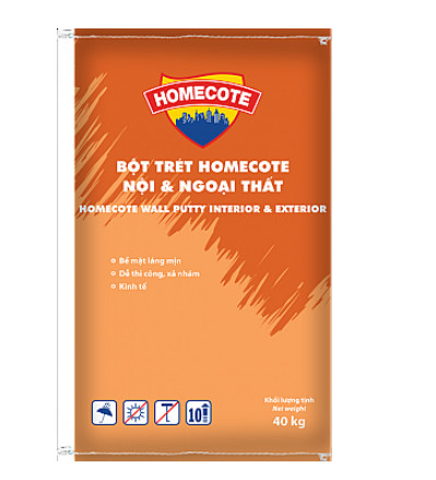Bột trét nội ngoại thất Homecote TOA