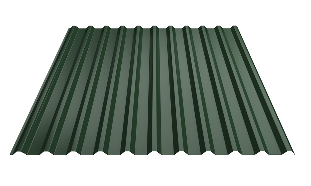 Tôn lạnh màu xanh BGL03 có độ thẩm mỹ cao để lợp mái sân thượng