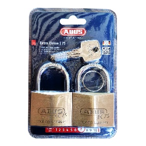 Khóa đồng 75CT vỉ đôi ABUS: 50mm