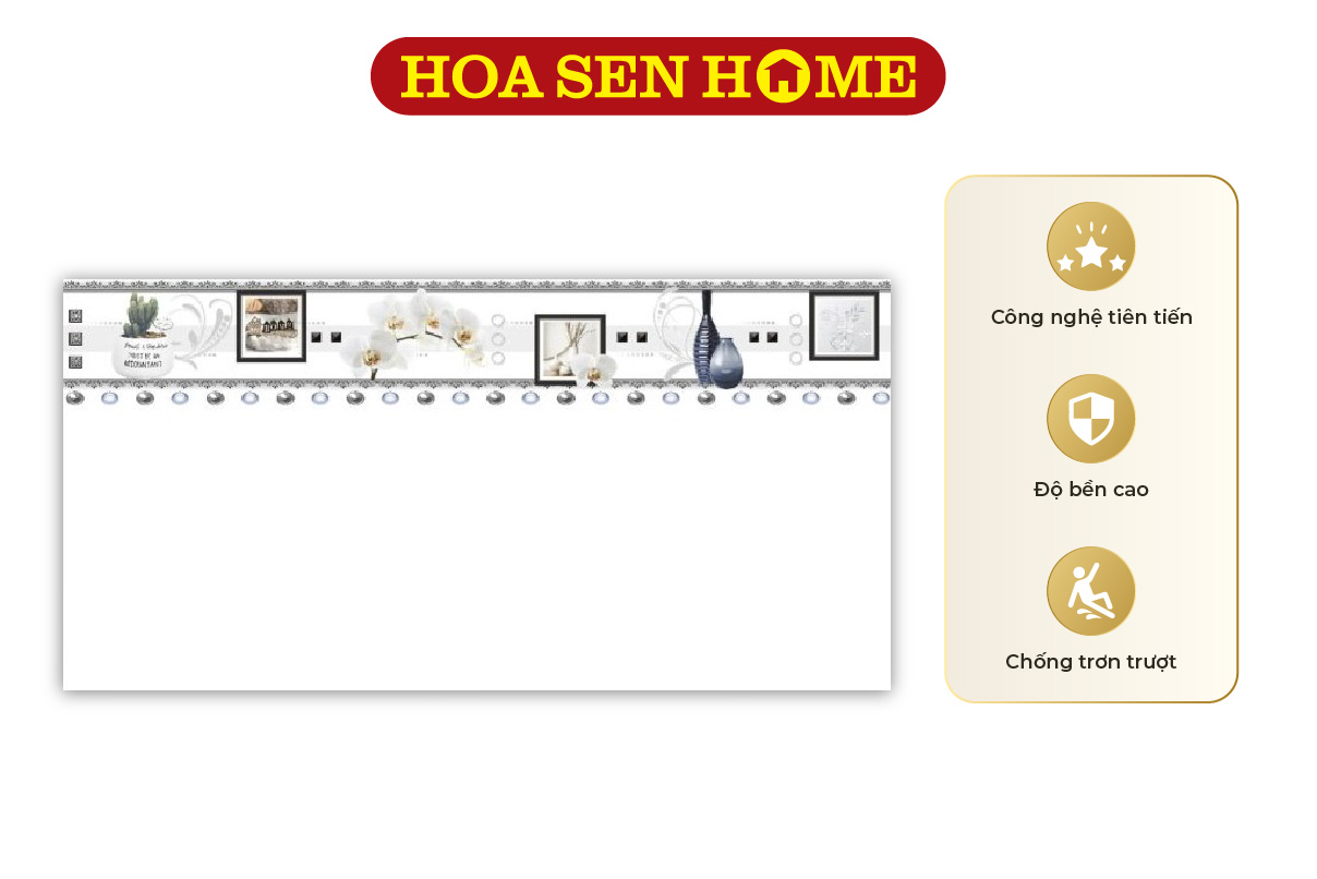 Gạch men viên viền Phương Nam 3605V1 300mmx600mm