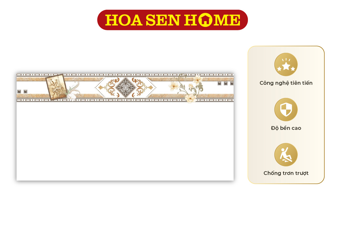 Gạch men viên viền Phương Nam 3605V10 300mmx600mm