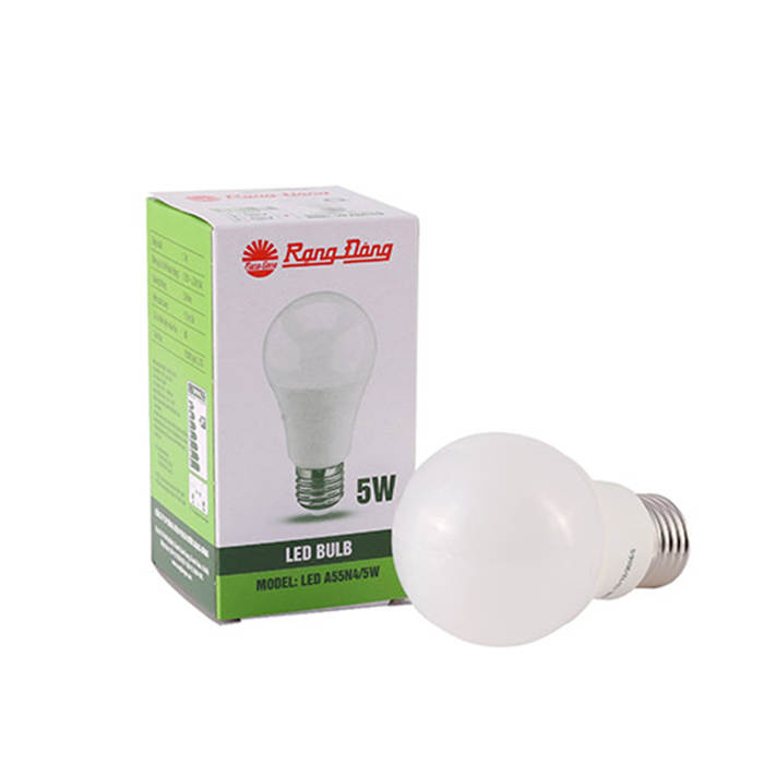 LED Bulb LED A55N4/5W E27-3000K S