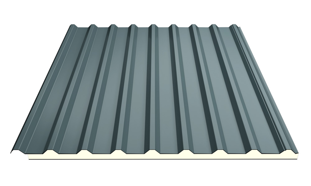 Tôn HOA SEN GOLD cách nhiệt màu xám MDL01 18mm 0.50mm