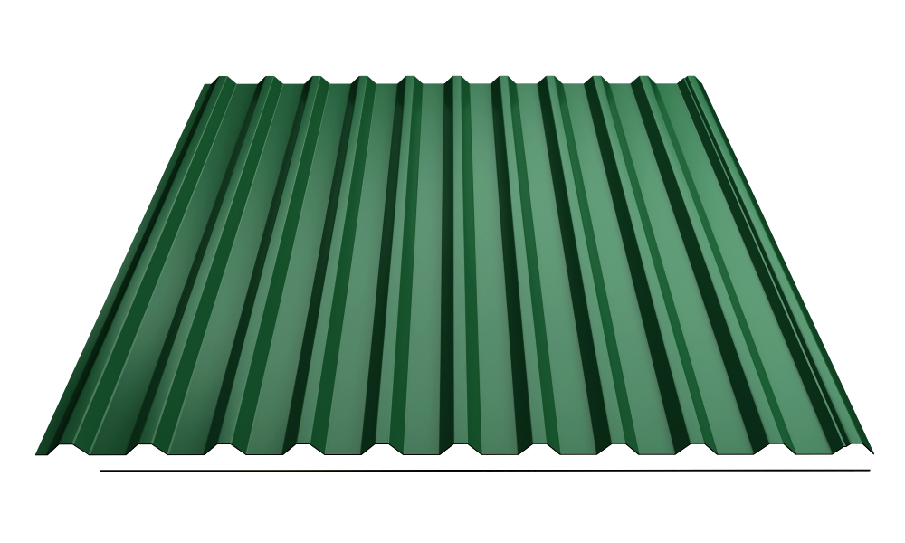 Tôn HOA SEN GOLD cách nhiệt màu xanh MGL02 18mm 0.50mm