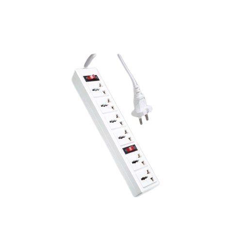Ổ cắm 003A-04-2M 6 lỗ 3 chấu dây 2 mét