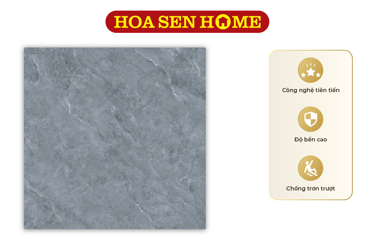 Gạch granite màu xám vân đá Phương Nam PHS66.0003: 600mmx600mm