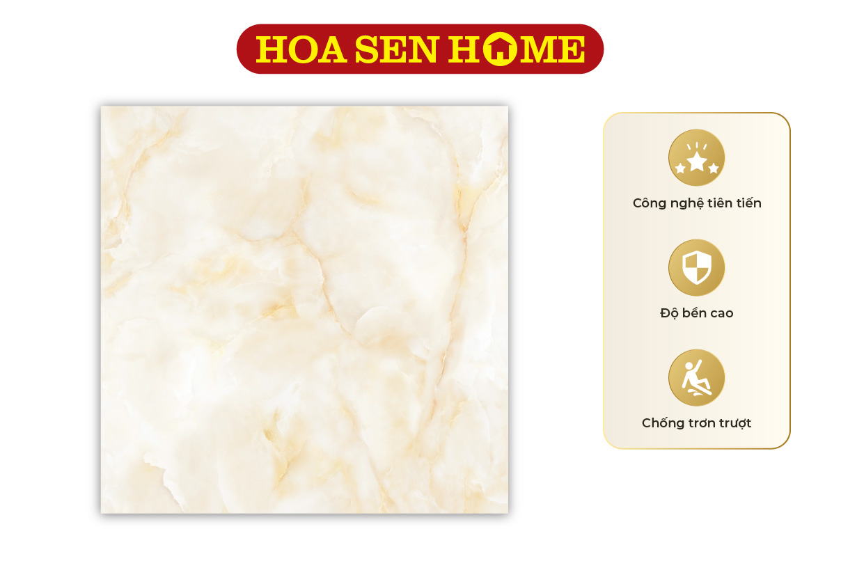 Gạch granite màu vàng vân đá Phương Nam PHS88.0002: 800mmx800mm