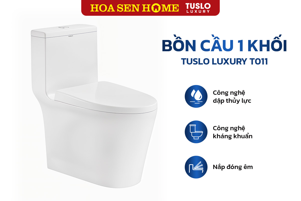 Bồn cầu một khối TUSLO LUXURY T011