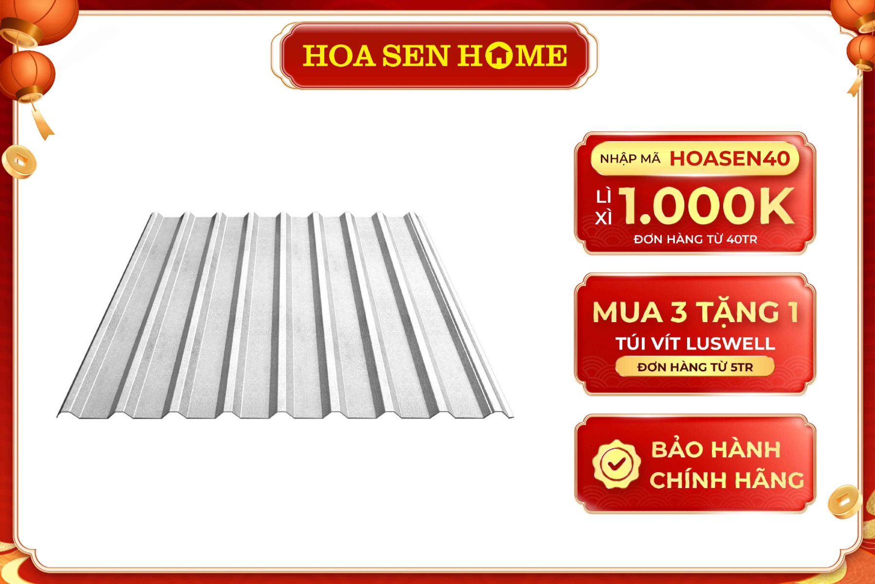 Tôn lạnh AZ100 phủ AF: 0.40mm