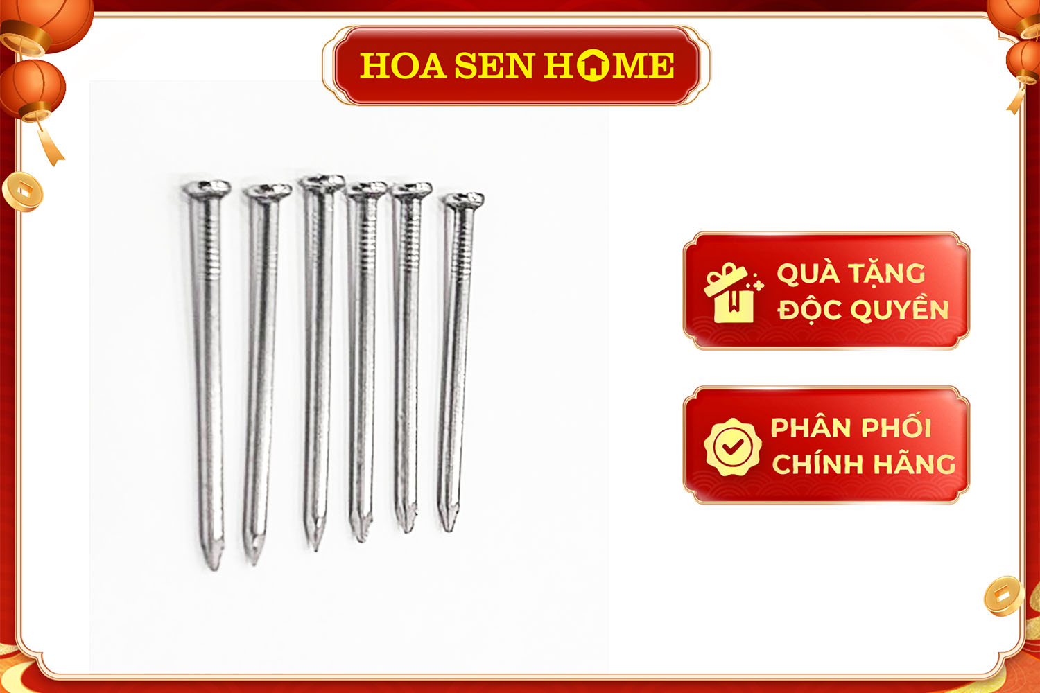 Đinh thép HĐTG: 30mmx2.00mm