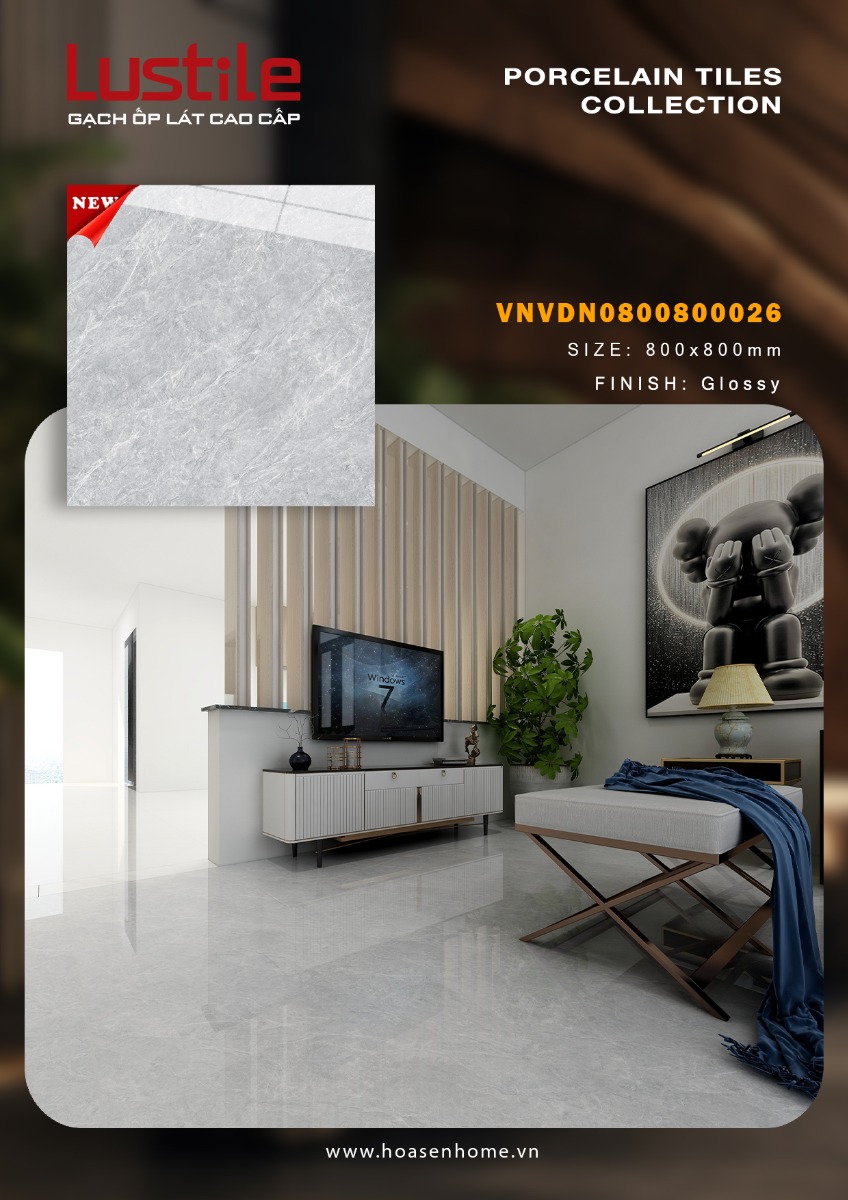 Gạch lát nền gam sáng ngày càng được ưa chuộng và trở thành xu hướng trong thiết kế nội thất hiện đại.