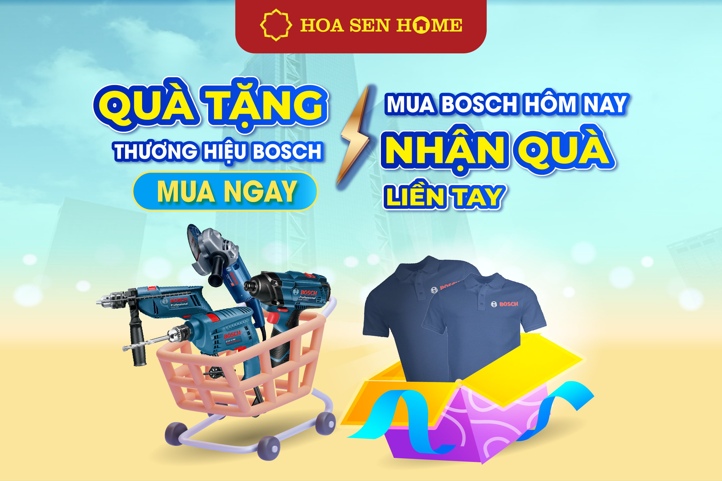 MUA SẢN PHẨM BOSCH NHẬN NGAY ÁO BOSCH