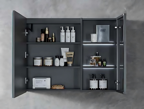 Thiết kế không gian lưu trữ thông minh của tủ phòng tắm Tuslo Luxury