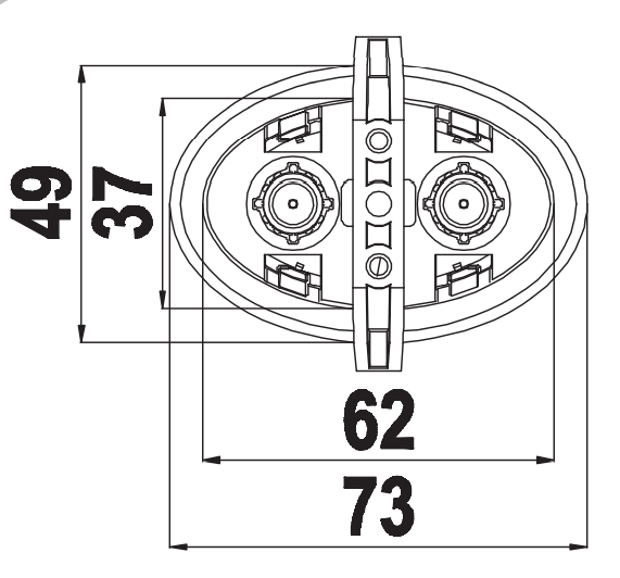 Cụm 2 nhấn oval Hùng Anh LB21