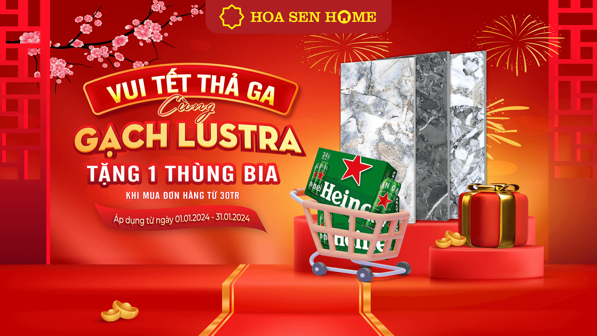 sản phẩm gạch nhập khẩu lustra tại hệ thống hoa sen home